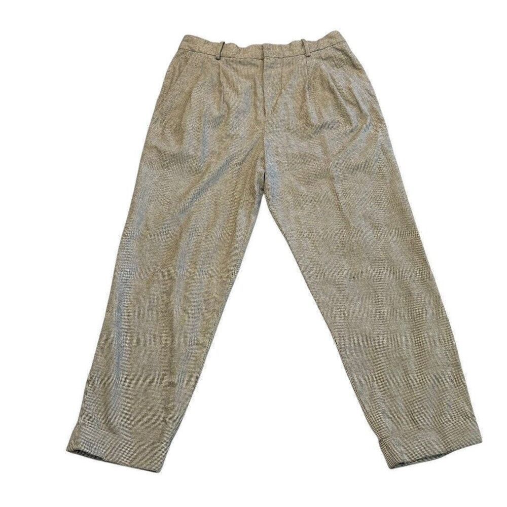 Isabel Marant Etoile Men's High Rise Straight Leg Casual Chino Pants 38 Pleated